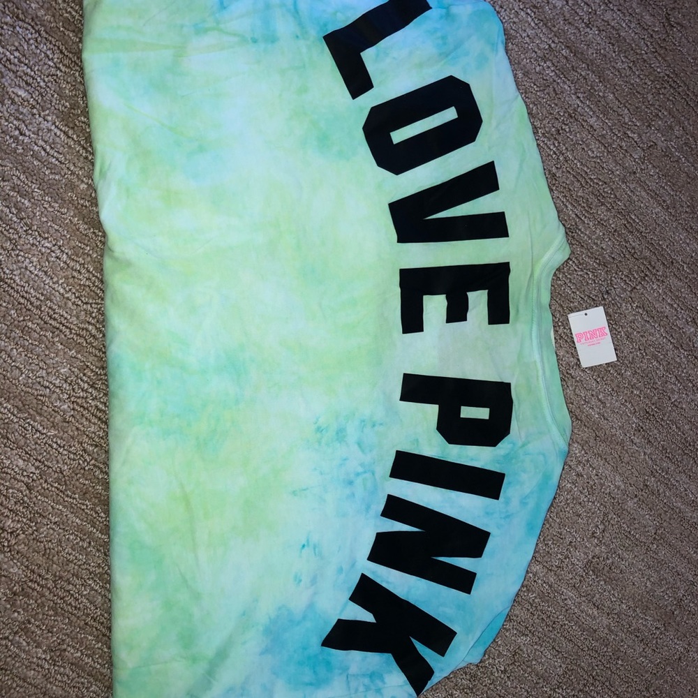 PINK long sleeve crew